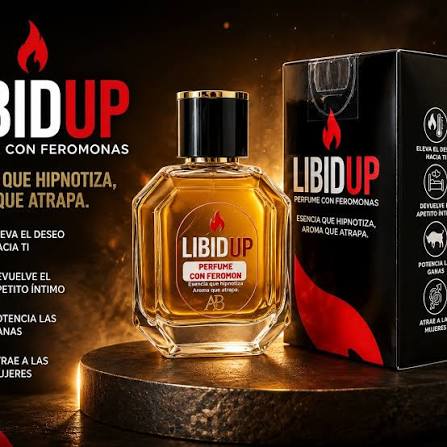 PERFUME VIRAL CON FEROMONAS LIBIDUP HOMBRE (50ML ÚNICO)