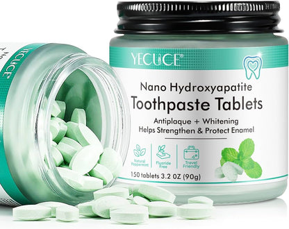 Tabletas de pasta dental para el cuidado bucal (Frasco de 62 cápsulas)