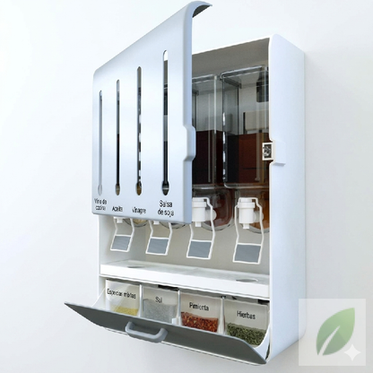 DISPENSADOR DE SAZÓN 4 COMPARTIMIENTOS