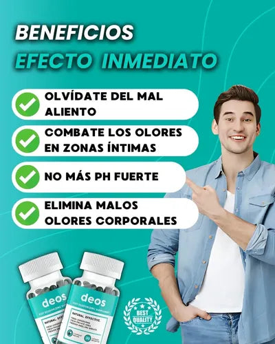 DEOS ORIGINAL Y SELLADO (60 CÁPSULAS)
