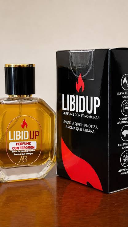 PERFUME VIRAL CON FEROMONAS LIBIDUP HOMBRE (50ML ÚNICO)
