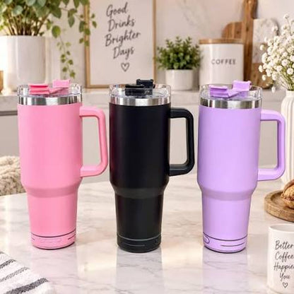 : VASO TERMICO CON AGARRE Y BOCINA (25 UND X CAJA)