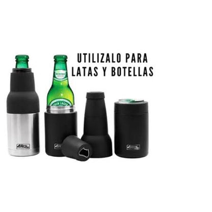 ENFRIADOR DE BOTELLAS Y LATAS CON DESTAPADOR
