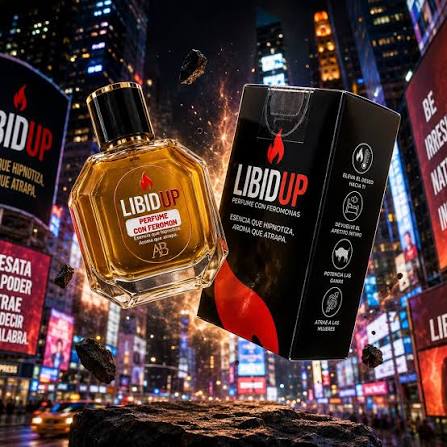 PERFUME VIRAL CON FEROMONAS LIBIDUP HOMBRE (50ML ÚNICO)
