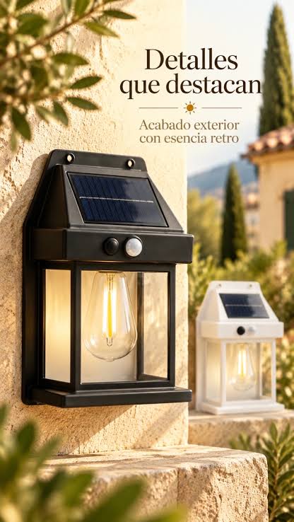 LAMPARA RECARGABLE CON LUZ SOLAR (80 UND X CAJA)