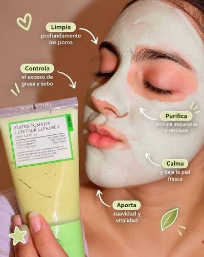 MASCARILLA FACIAL DETOX LIMPIADORA DE POROS, REMOVEDORA DE PUNTOS NEGROS, CONTROL DE GRASA Y ELIMINA IMPUREZAS