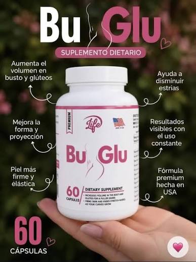 Bu-Glu refuerza Busto y Glúteo x 60 Cápsulas.