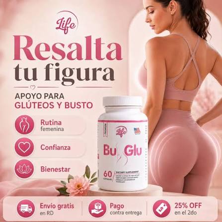 Bu-Glu refuerza Busto y Glúteo x 60 Cápsulas.
